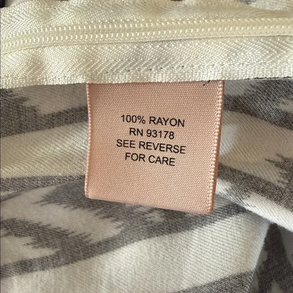 PHILOSOPHY Geometric Print Black and White Wide Leg Palazzo Pants Size 8 - Picture 9 of 9